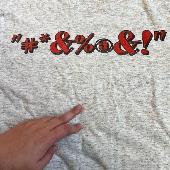 Vtg 90s Tasmanian Devil Looney Tunes Single Stitch T-Shirt Oversized Size 2XL - Picture 6 of 7